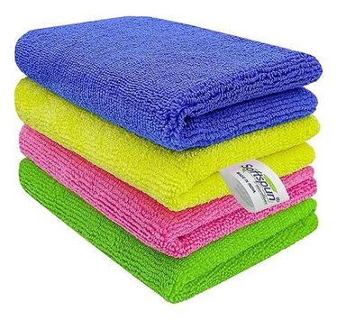 Microfiber Cleaning Cloths With High Absorbent, Lint And Streak Free