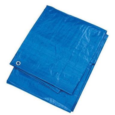 Blue 24 X 18 Feet Single Layer Plastic Tarpaulin For Agricultural