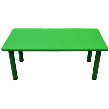 Green Color Kids Study Table For Home With Rectanglar Shape