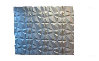 Matt Finish 70 X 70 Cm Poly Acrylic 3D Wall Panel 