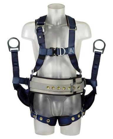 Adjustable Black Derrick Full Body Safety Harness For Industrial