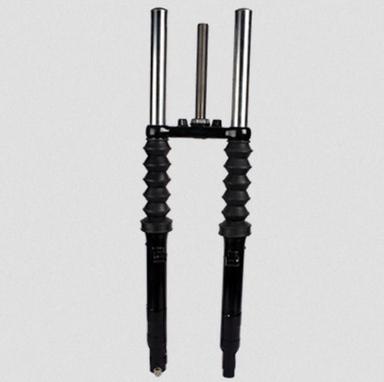 Black And Silver Front Fork Assembly For Two Wheeler