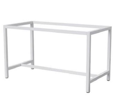 Furniture Parts 25 Kg 4 Foot 12 Mm Thick Polished Rectangular Mild Steel Office Table Frame