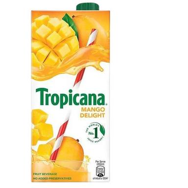 Sweet And Delicious No Preservatives Added Tropicana Mango Juice, 1 Liter Packaging: Box