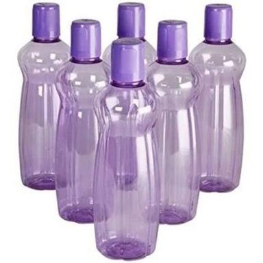 Purple 1000 Ml, Screw Cap Pvc Plastic Drinking Water Pet Bottles, Set Of 6