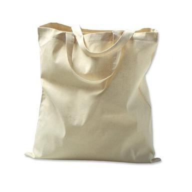 7 Kg Capacity Off White Cotton Canvas Bags for Shopping Use
