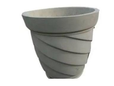 Gray 9 Inch Hight Durable Heavy Duty Cement Garden Pots 