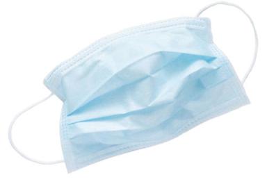 7 Inch, Non Woven Disposable 3 Ply Face Mask For Anti Pollution 