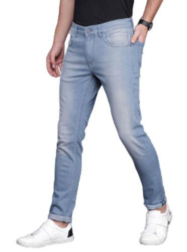 32 Inches Casual Wear Plain Soft Denim Jeans For Men With Regular Fitting Age Group: >16 Years