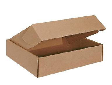 Brown 12 X 12 X 2 Inches Lightweight Rectangular Kraft Paper Small Corrugated Box