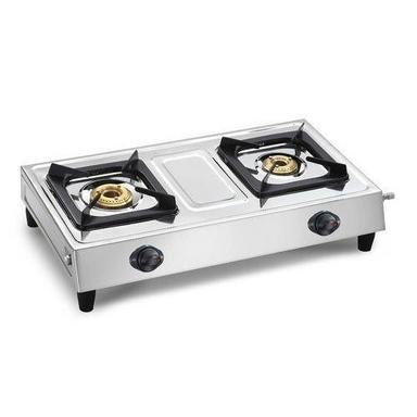 Manual 45 X 24 X 32 Inch Rectangular Stainless Steel Deck Mounted 2 Burner Lpg Gas Stove 