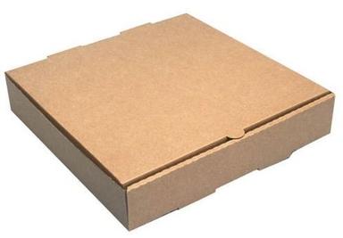 Machine Work 8X8X1.5 Inches Matte Finished Plain Kraft Paper Corrugated Pizza Box