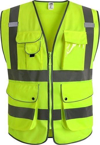 Comfortable Sleeveless Wear Polyester Safety Vest For Industrial Work Age Group: Adult