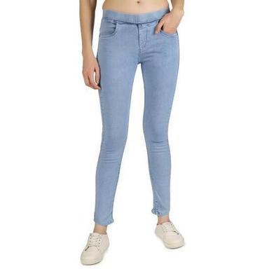 Women Slim Fit Anti Wrinkle Stretchable Plain Dyed Skinny Denim Jeans Age Group: >16 Years