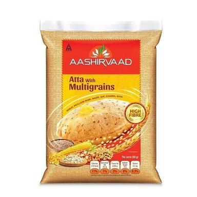 High Fiber Based Fine Ground Wheat Flour With Multigrains- 5Kg Pack Carbohydrate: 76 Percentage ( % )