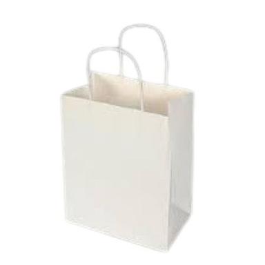 Premium Quality Plain Pattern Rope Handle Disposable Kraft Paper Bag 