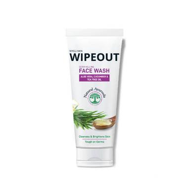 120 Ml Wipeout Germ Killing Face Wash (Aloe Vera, Cucumber & Tea Tree Oil) Ingredients: Herbal