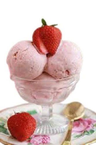  पिंक (गुलाबी) हाइजीनिक रूप से पैक की गई यम्मी स्ट्रॉबेरी आइसक्रीम 