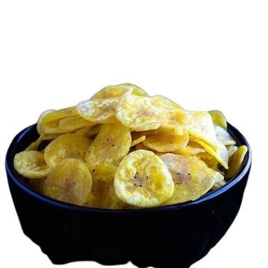 Round Shape Hygienically Packed In Bag Fried Snack Fresh Banana Chips Shelf Life: 10 Days