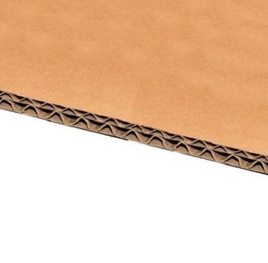 100 Percent Recyclable Eco-Friendly Rectangular Plain Corrugated Cardboard Sheets for Packaging