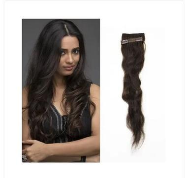 Side Patch Clip Hair Extension With 16 Inch Size And 80gm Weight