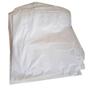 White 40 Microns Thick Waterproof Plain High Density Polyethylene Plastic Bag