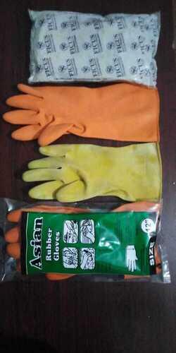 Rubber Electrical Safety Hand Gloves For Electrical Protection