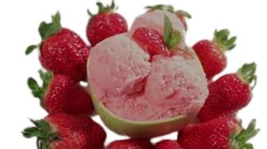 Tasty Yummy Strawberry Fruit Flavor Ice Cream With Hygienically Packed  Age Group: Children