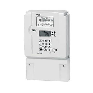 White 50 Watt 240 Voltage 50 Hertz Plastic Electric Digital Prepaid Meter