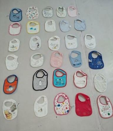 Multicolor Fancy New Born Baby Washable Hosiery Cotton Bibs For Home