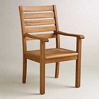 Termite Proof Wooden Chair For Indoor With Fixed Arm Design Type: Customized