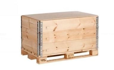 Wood Durable Rectangular Matte Laminated Wooden Pallet Box Collar