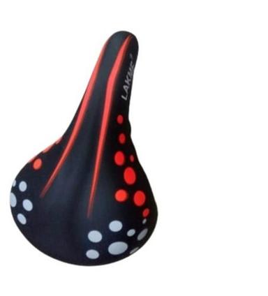 135 Mm Printed Plastic And Foam Durable And Adjustable Bicycle Seat Warranty: Na