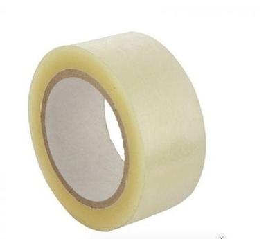 Transparent 3 Inches Wide 0.5 Mm Thick 20 Meter Single Sided Bopp Adhesive Tape 