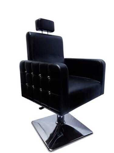 Black Leather And Stainless Steel Frame Beauty Parlour And Salon Chair Application: Industrial