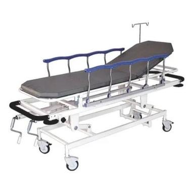 Corrosion Resistant Stainless Steel Patient Transfer Trolley, Size 3.2 X 6.2 X 2 Foot Design: One Piece