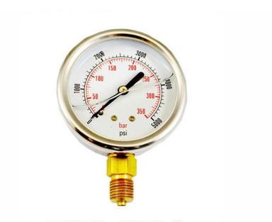 Analog Display Round Bottom Hydraulic Pressure Gauge Accuracy: 2.5  %