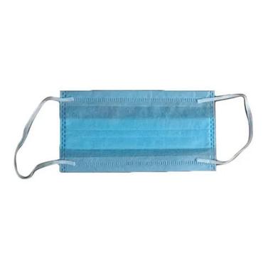 Blue Easy To Use Free Size Non Woven Disposable Face Mask For Medical And Personal Usage