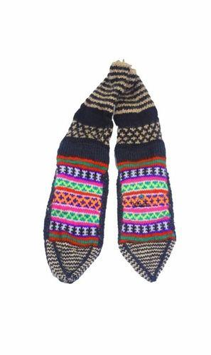 Multicolor Comfortable And Washable Winter Wear Knitted Woolen Socks
