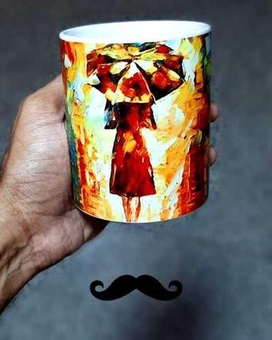 Printed Designer Ceramic Mug For Coffee And Promotional Use