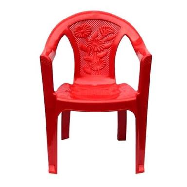 Red 2-3 Feet Water Resistance Style Modern Easy To Clean Plastic Chair