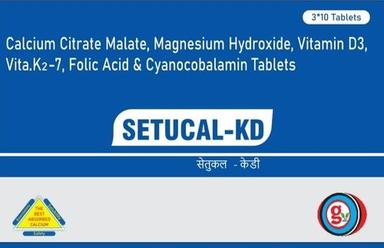 Setucal-Kd Calcium And Vitamin Tablets, 3X10 Tablets Shelf Life: 18 Months