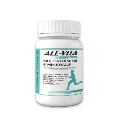 All Vita Herbal Capsules With Multivitamin (Pack Of 1X224 Bottles) Ingredients: Ashwagandha 150Mg