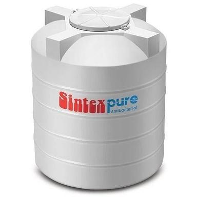 White 500 Liter Durable Storage Capacity Round Plastic Water Tank