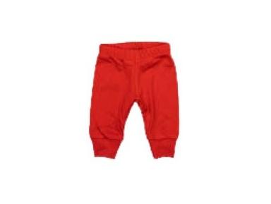 Washable Baby Casual Wear Plain Red Cotton Boys Pants