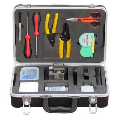 Multicolor 20X26X12 Cm Rectangular Leather Handle Fiber Optic Tool Kit For Industrial Use