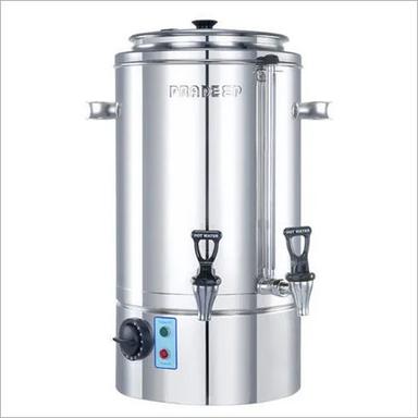 Silver Stainless Steel Body Automatic Cylindrical Milk Boiler Machine