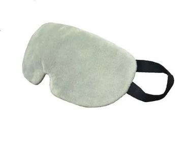 Grey 19*8 Cm Plain Soft Comfortable Elastic Rubber Fit Cotton Sleeping Eye Mask