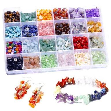 2-4 Mm Multi Colour Round Assorted Beads Use For Beading And Jewelry Making