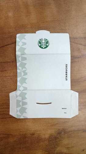Paper Rectangular Shape Gift Card Holder